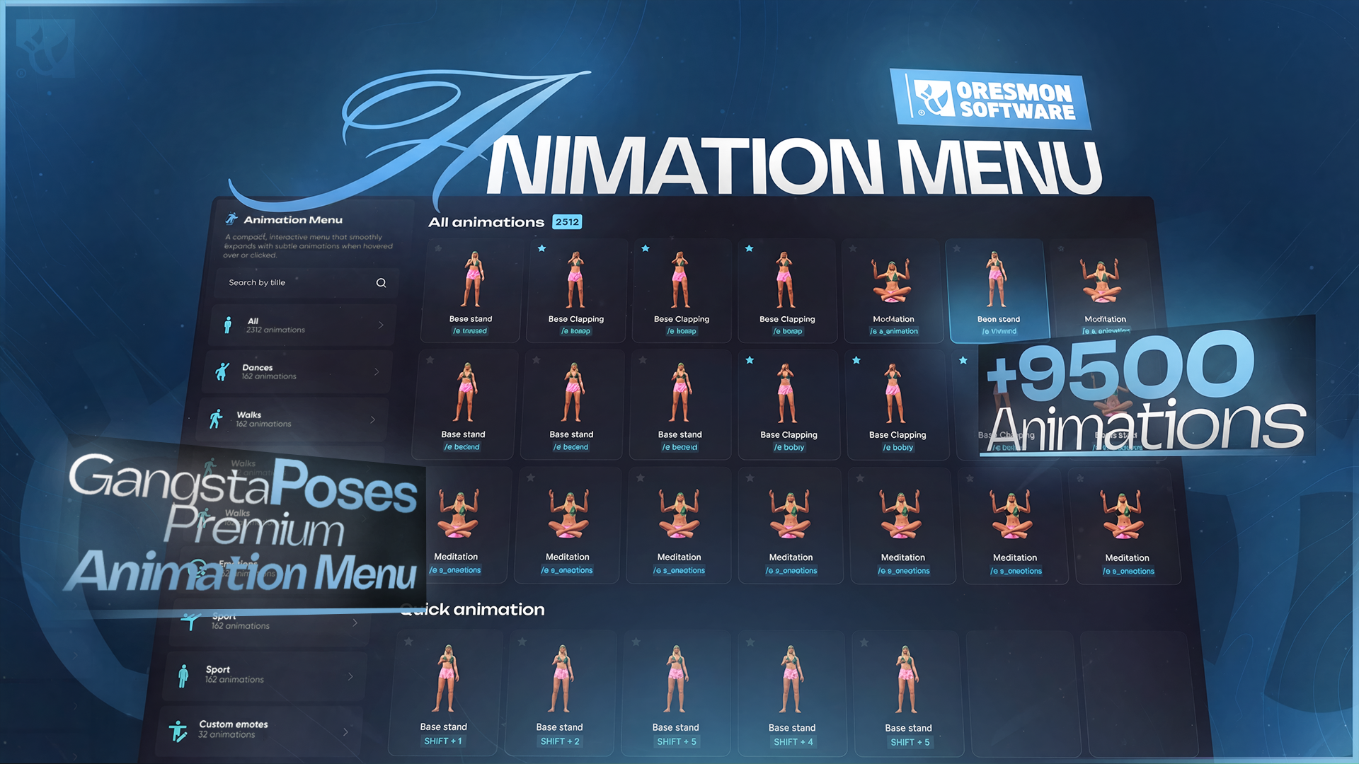0R-ANIMATION MENU  V2  +9500 ANIMATION OPEN SOURCE | geniun
