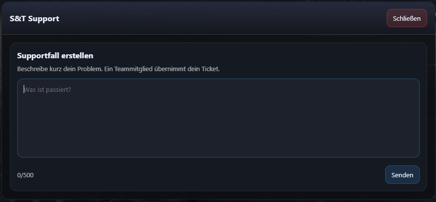 S&T Supporttickets
