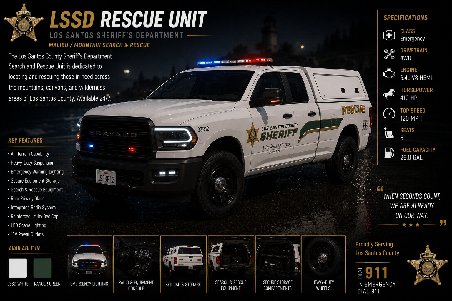 LSSD - 2016 Bravado S&R Truck