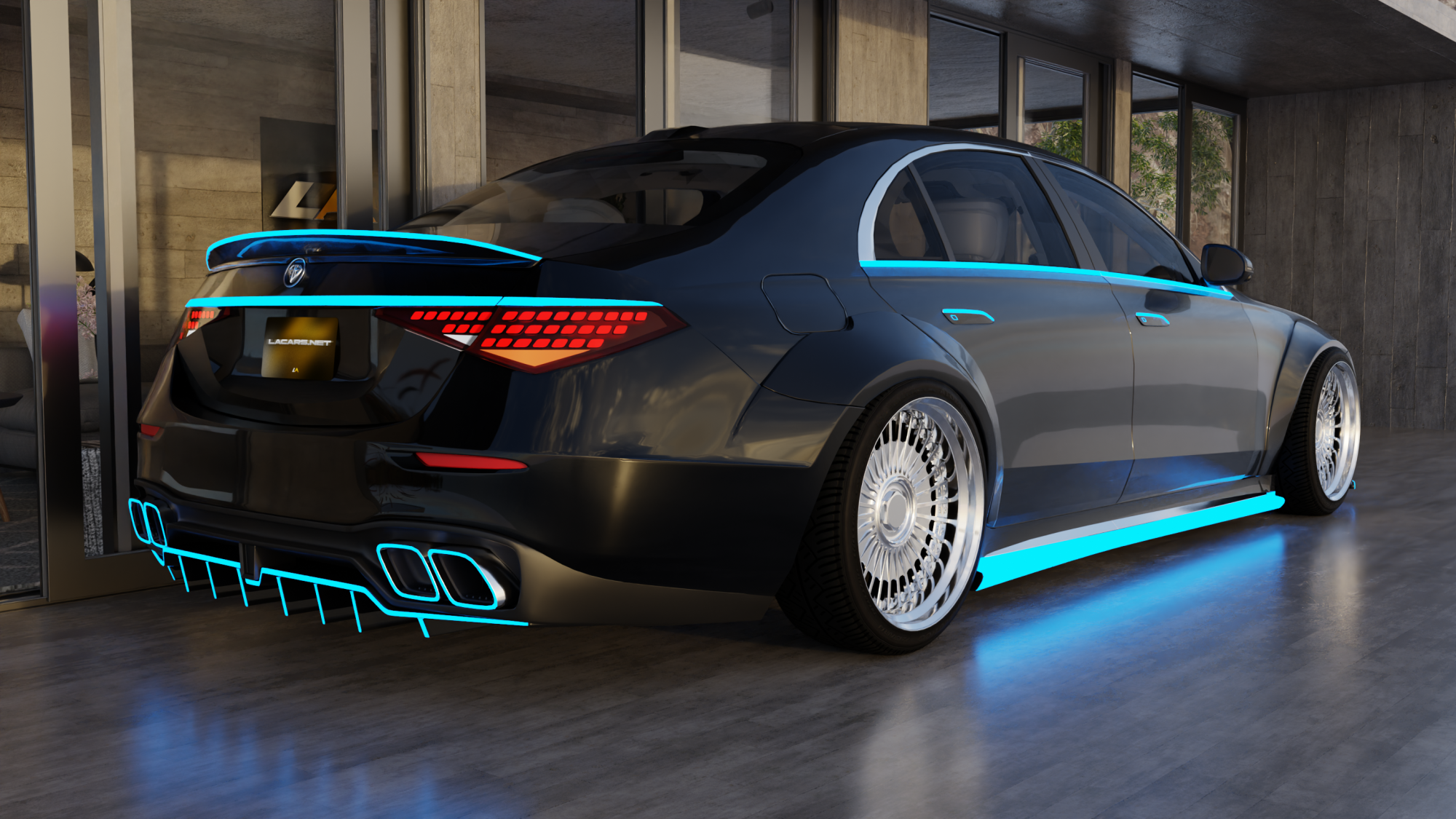 Benefactor Staatsman Animated Lights view 3