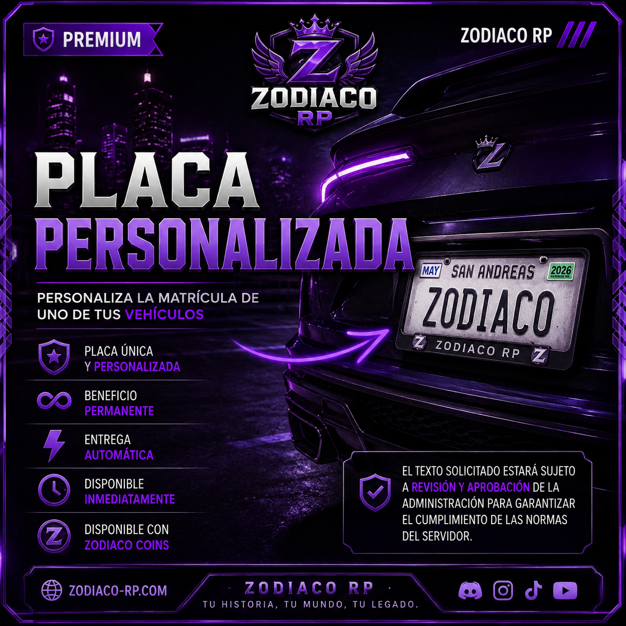 🏷️ Placa Personalizada