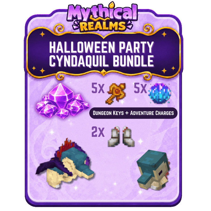 Limited Halloween Party Cyndaquil Bundle