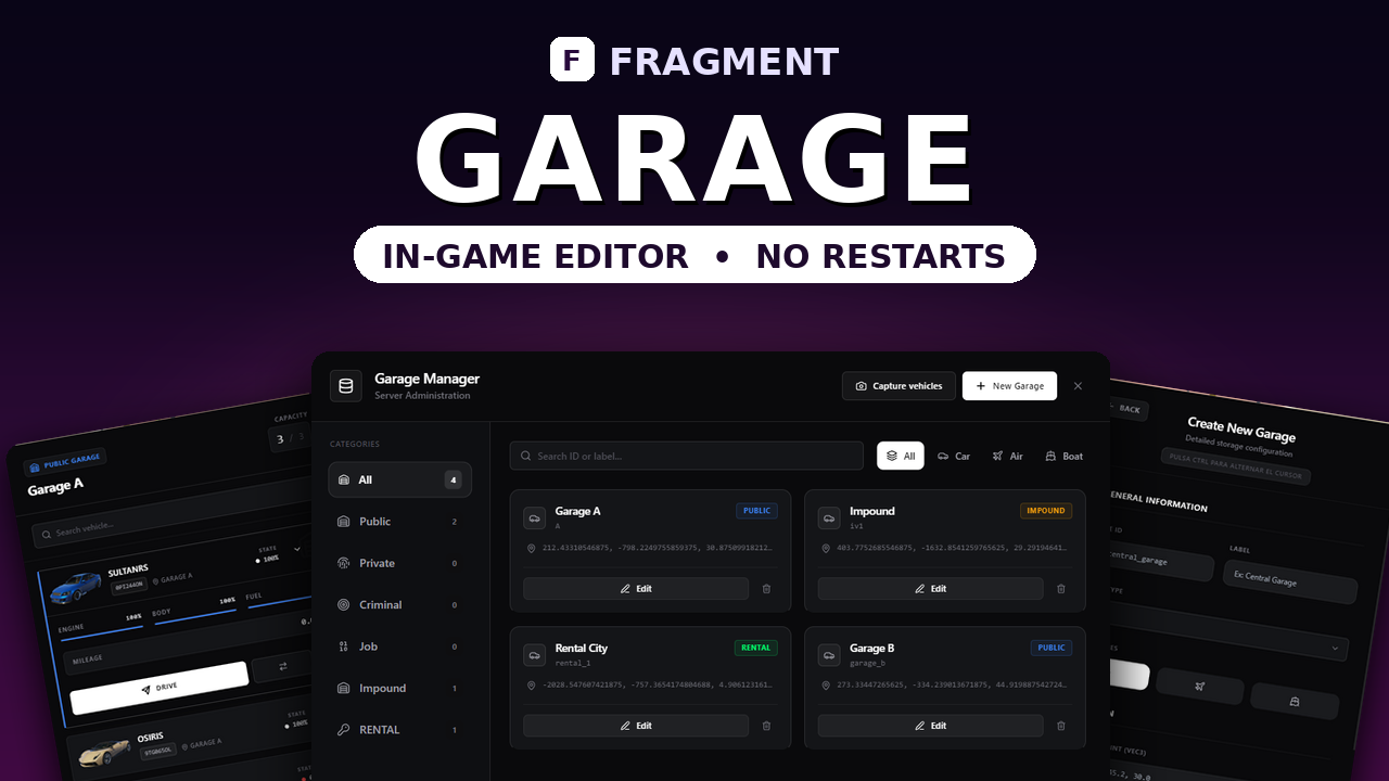 Garage Creator