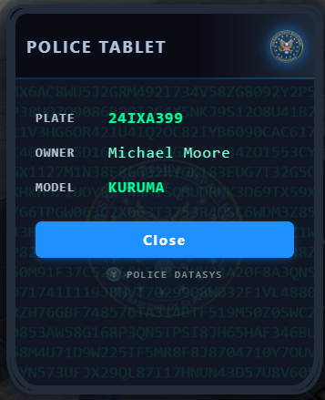 🚔 Police Vehicle Tablet[QBcore,ESX,Qbox] open source Screenshot 3