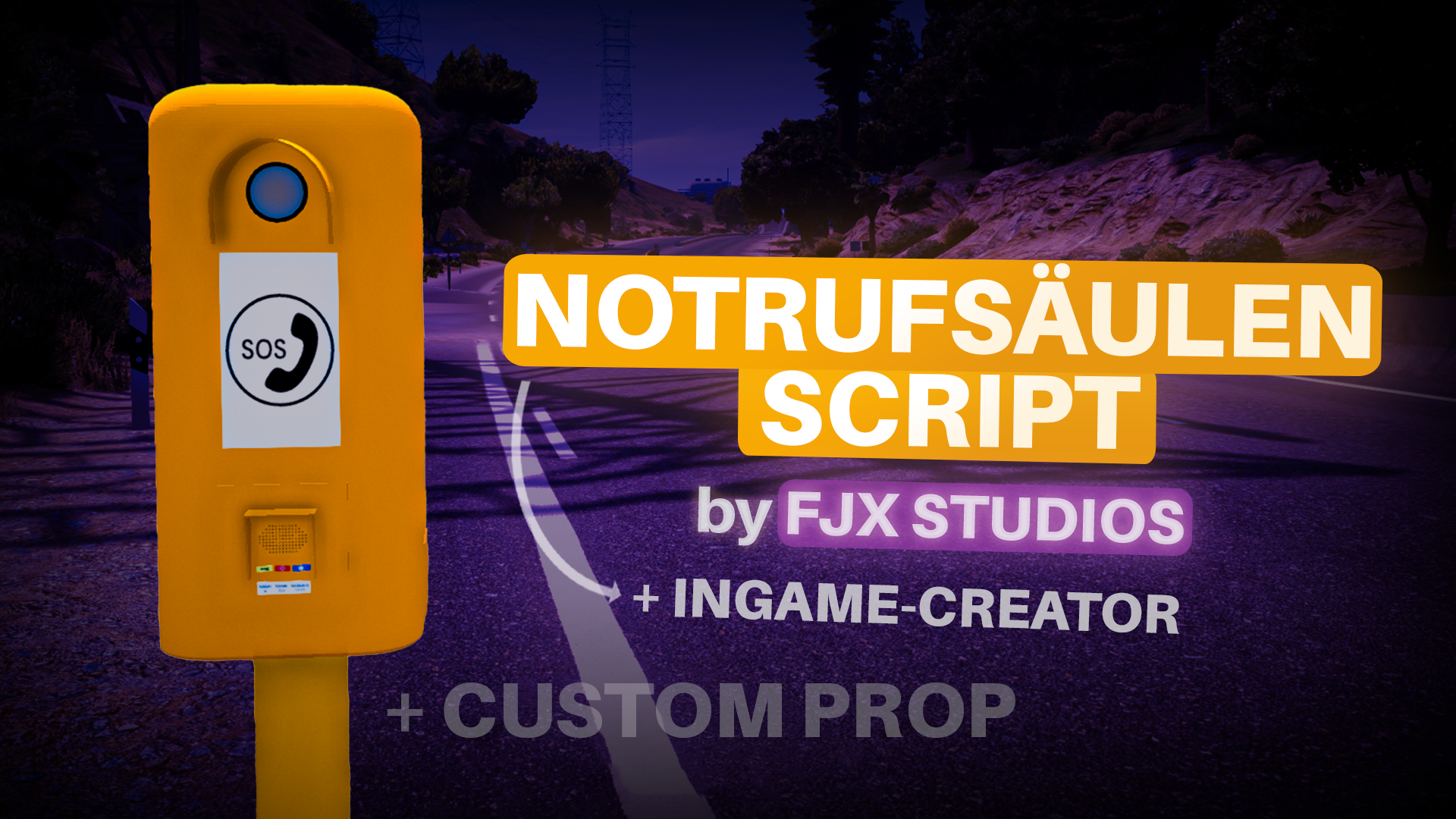 FJX NOTRUFSÄULEN SCRIPT (+INGAME-CREATOR) Screenshot 1