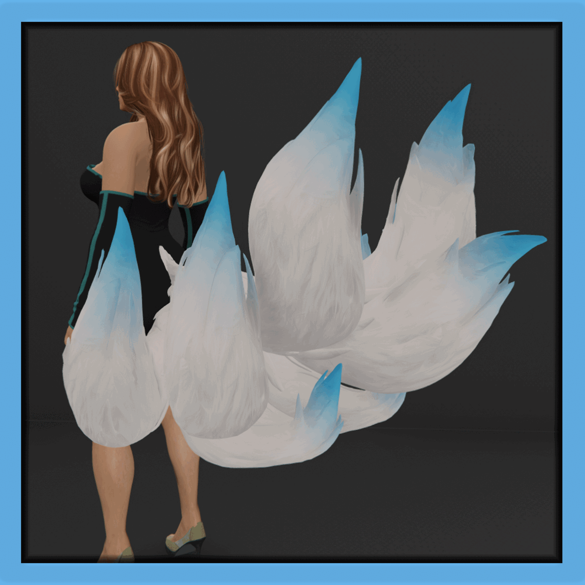 [PAID] Animated Kitsune Tail Thumbnail