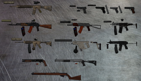 Modern guns pack (Lifetime buy)