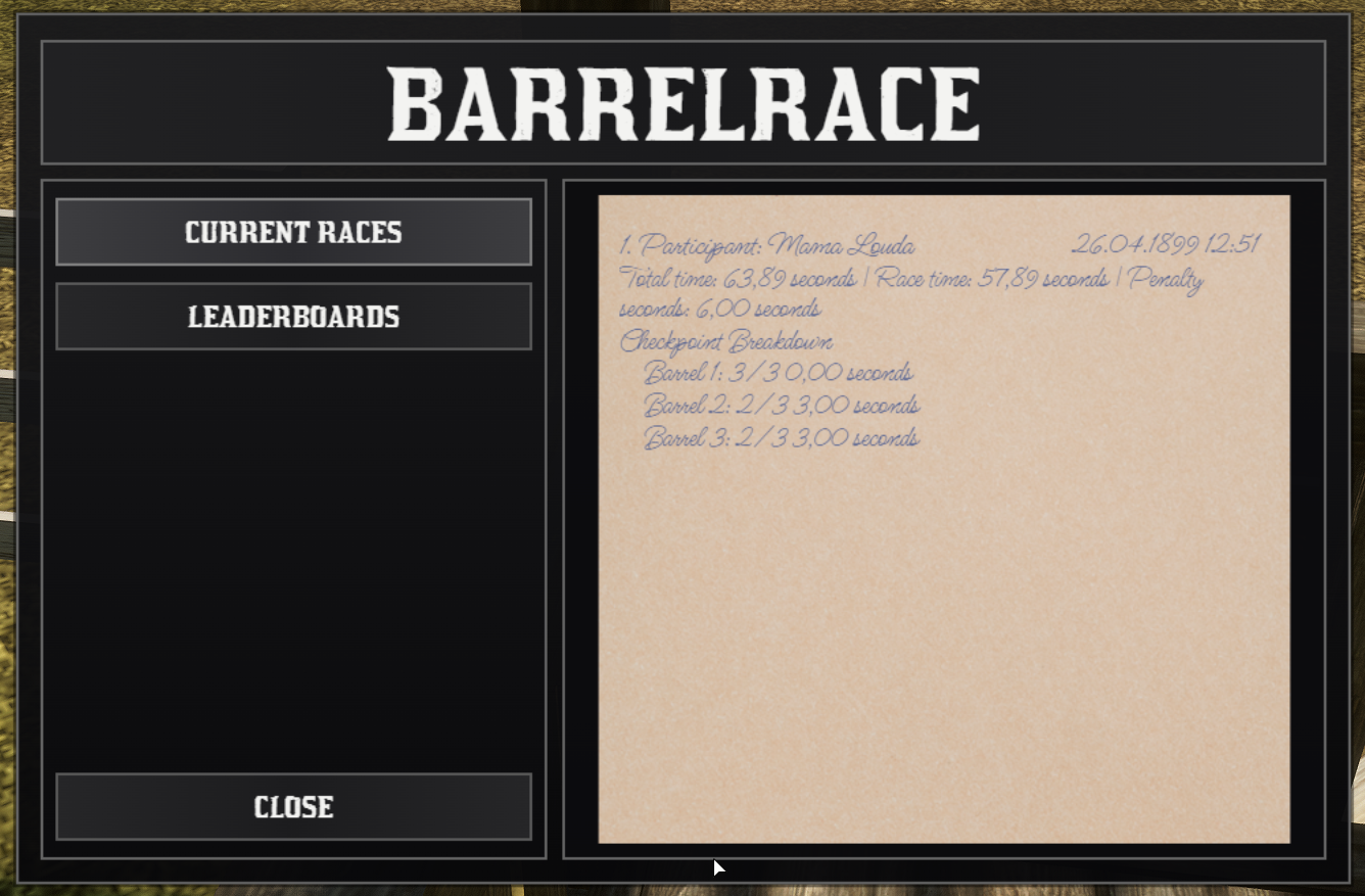 MF_Horserace  - a immersive Horserace Script with multiplayer races