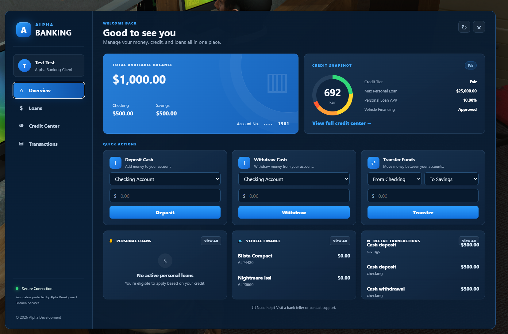Alpha Banking