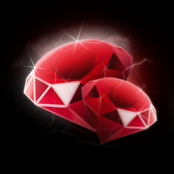 20 RED DIAMONDS
