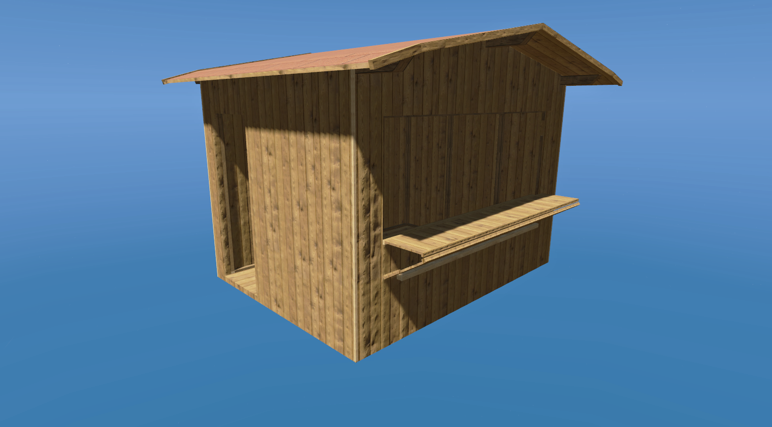 Wooden Market Stall