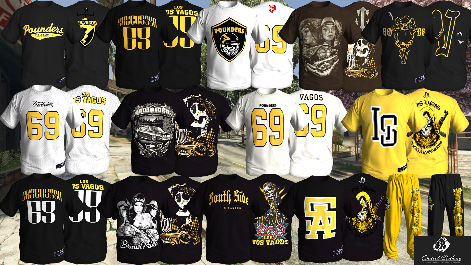 Vagos Tshirt Bundle [M+F]