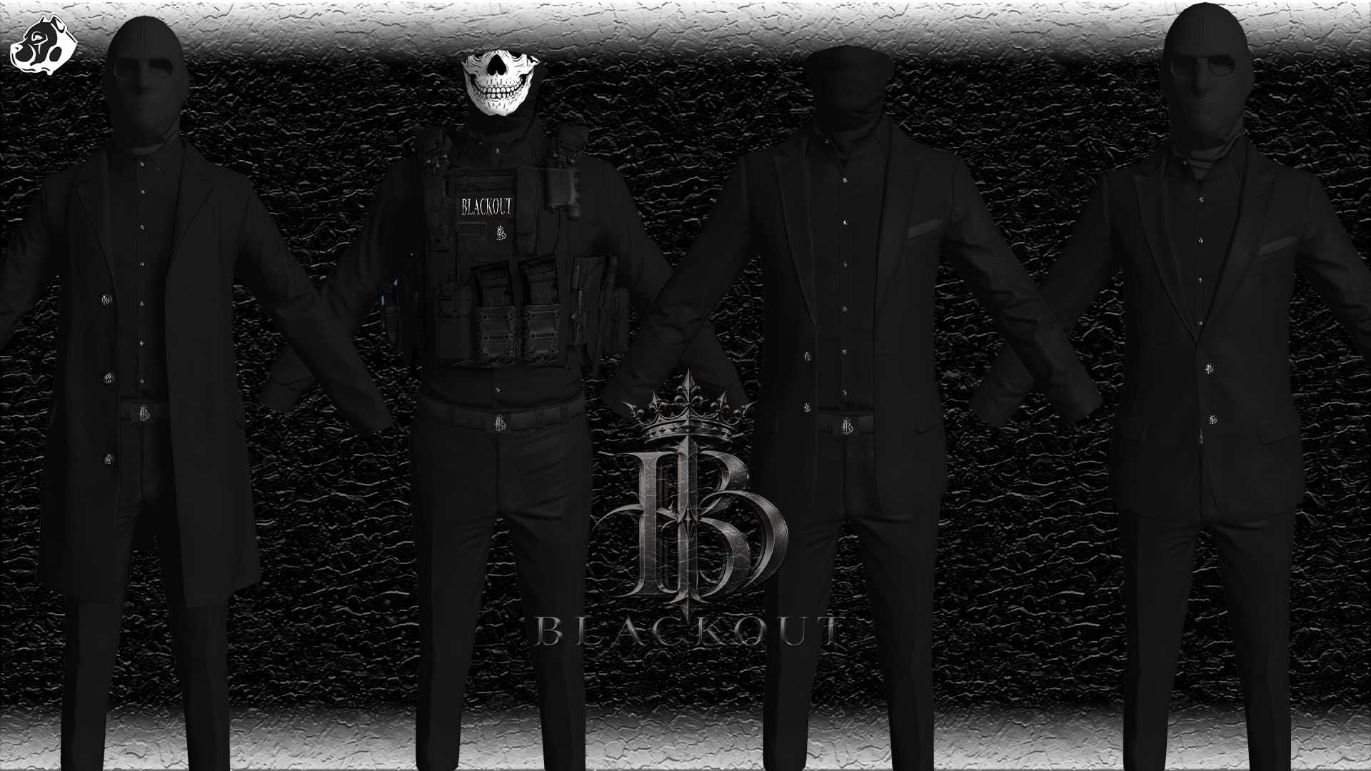 Blackout Gang Uniform | FiveM Gang Clothing