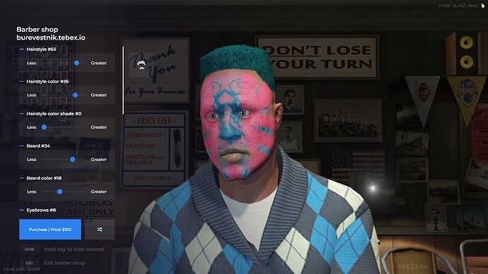 [Barber shop system]esx standalone {ESCROW}