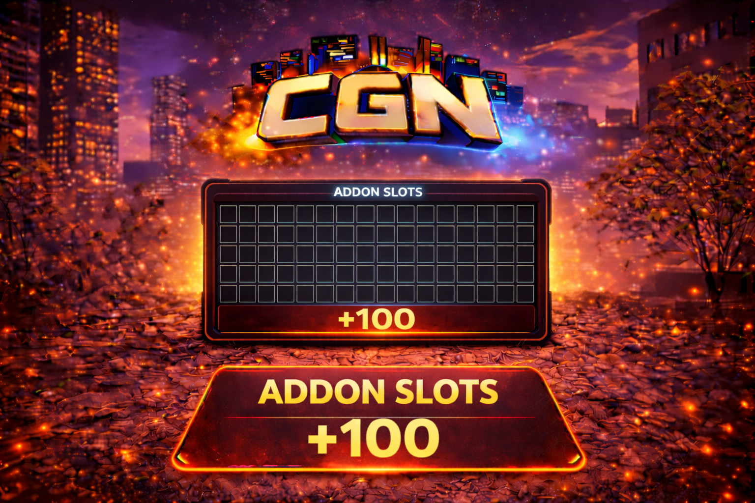 100 Extra Storage Slots