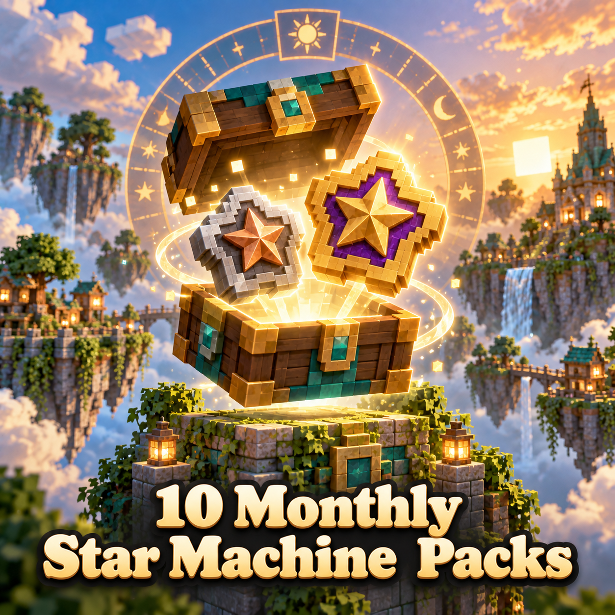 10 Monthly Star Machine  Packs