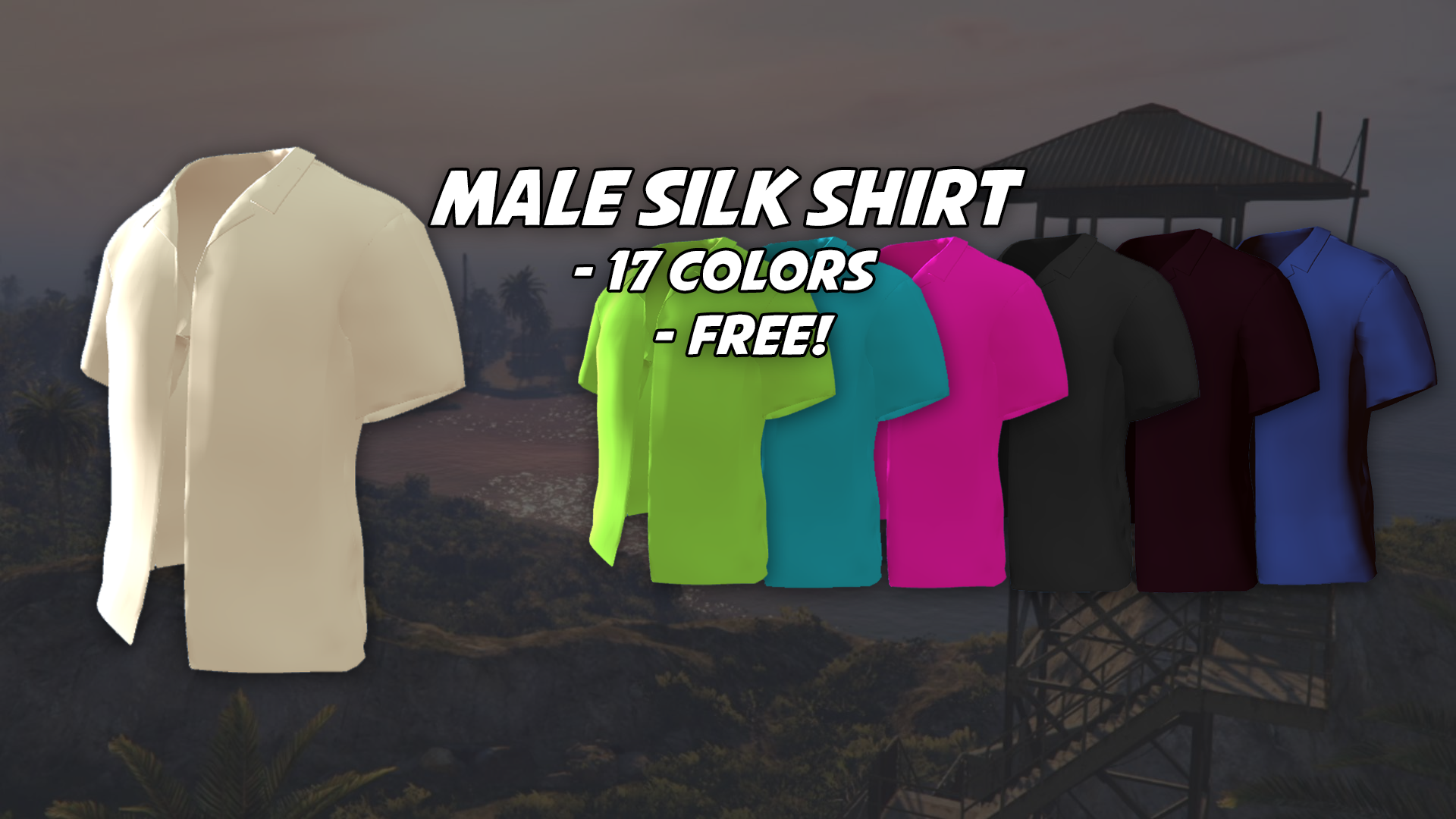 Male Silk Shirt