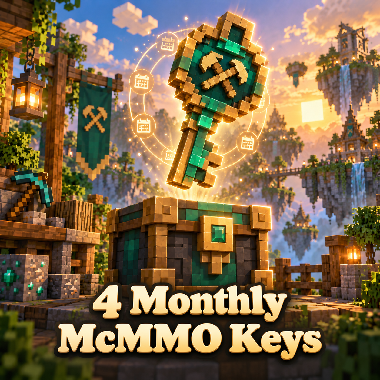 4 Monthly McMMO Keys