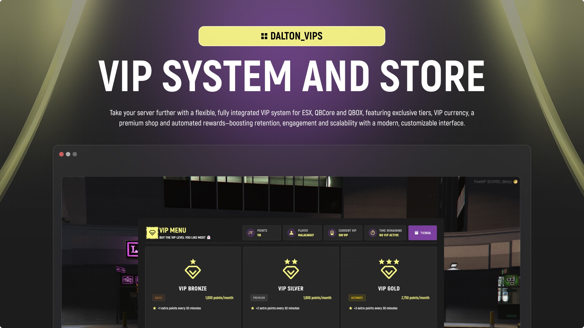 VIP System & Store