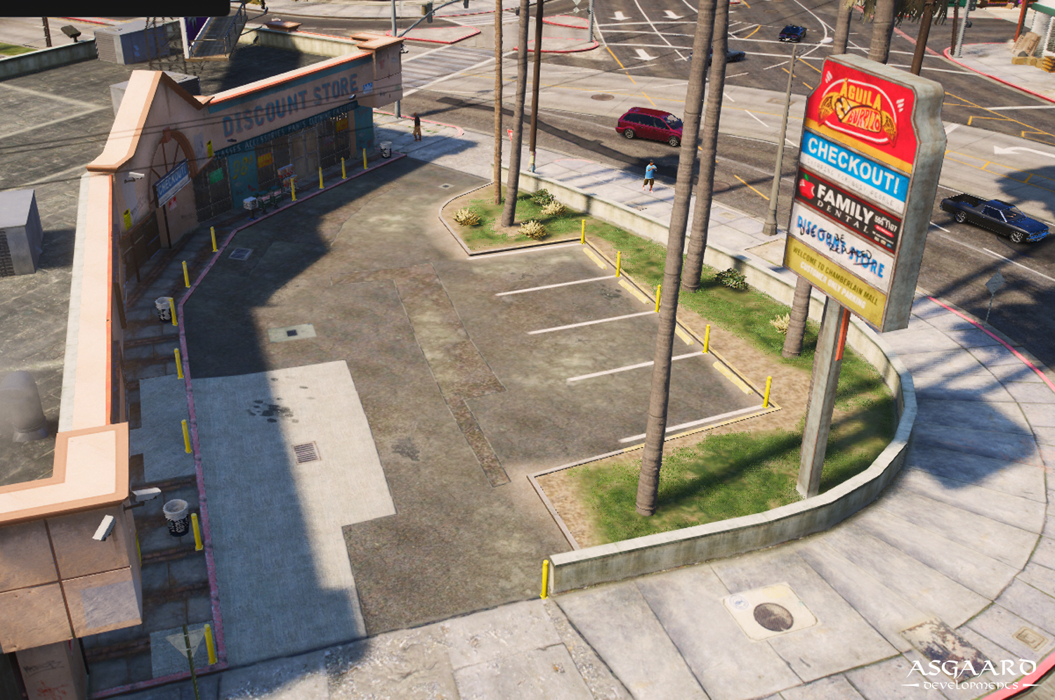 Strawberry Mall Parking