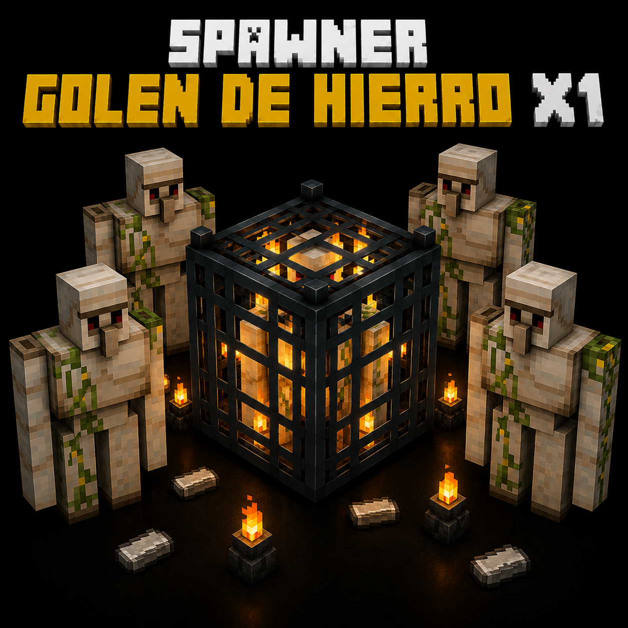 SPAWNER GÓLEM DE HIERRO X1