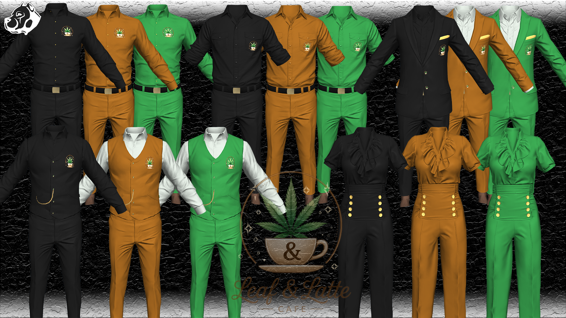 Leaf and Latte Uniform Bundle | FiveM Clothing