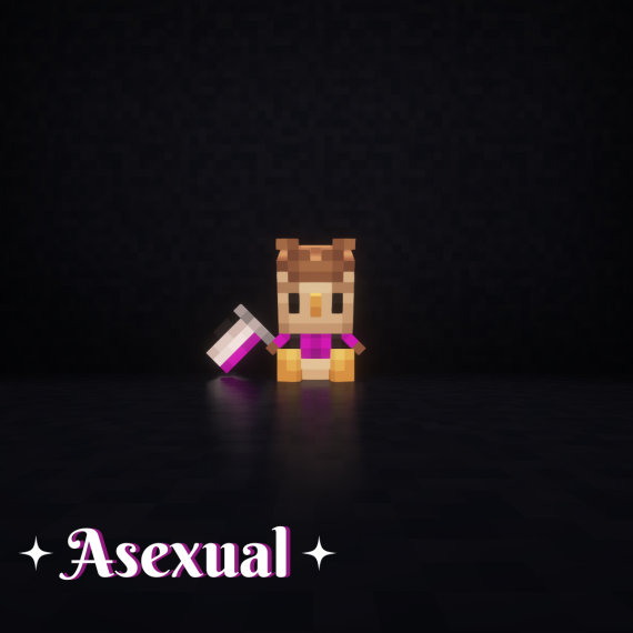 Asexual Pride Plushie