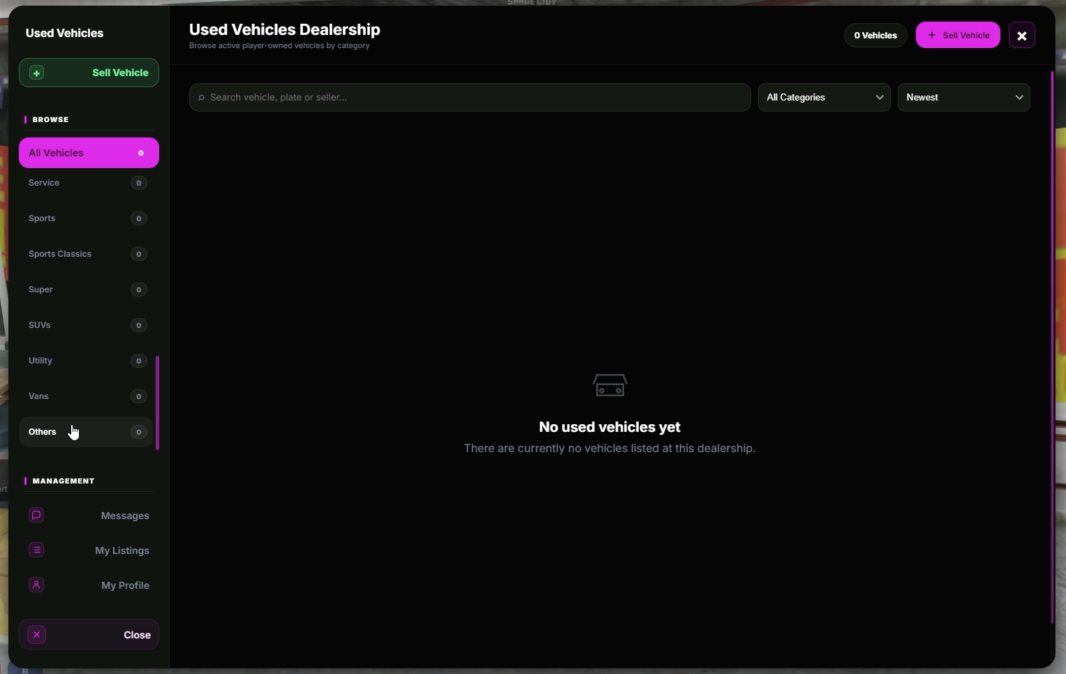 Used Vehicles Dealership