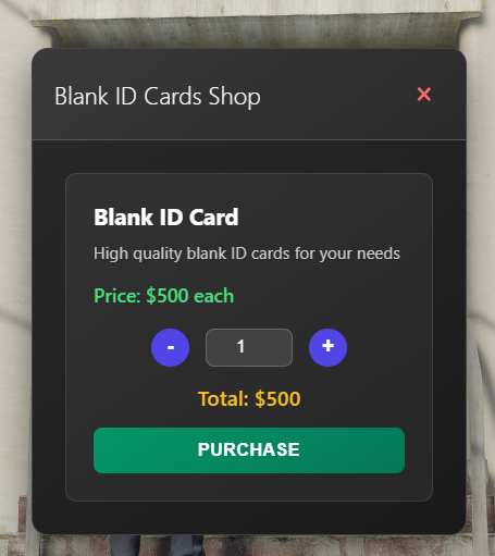 Fake ID Script