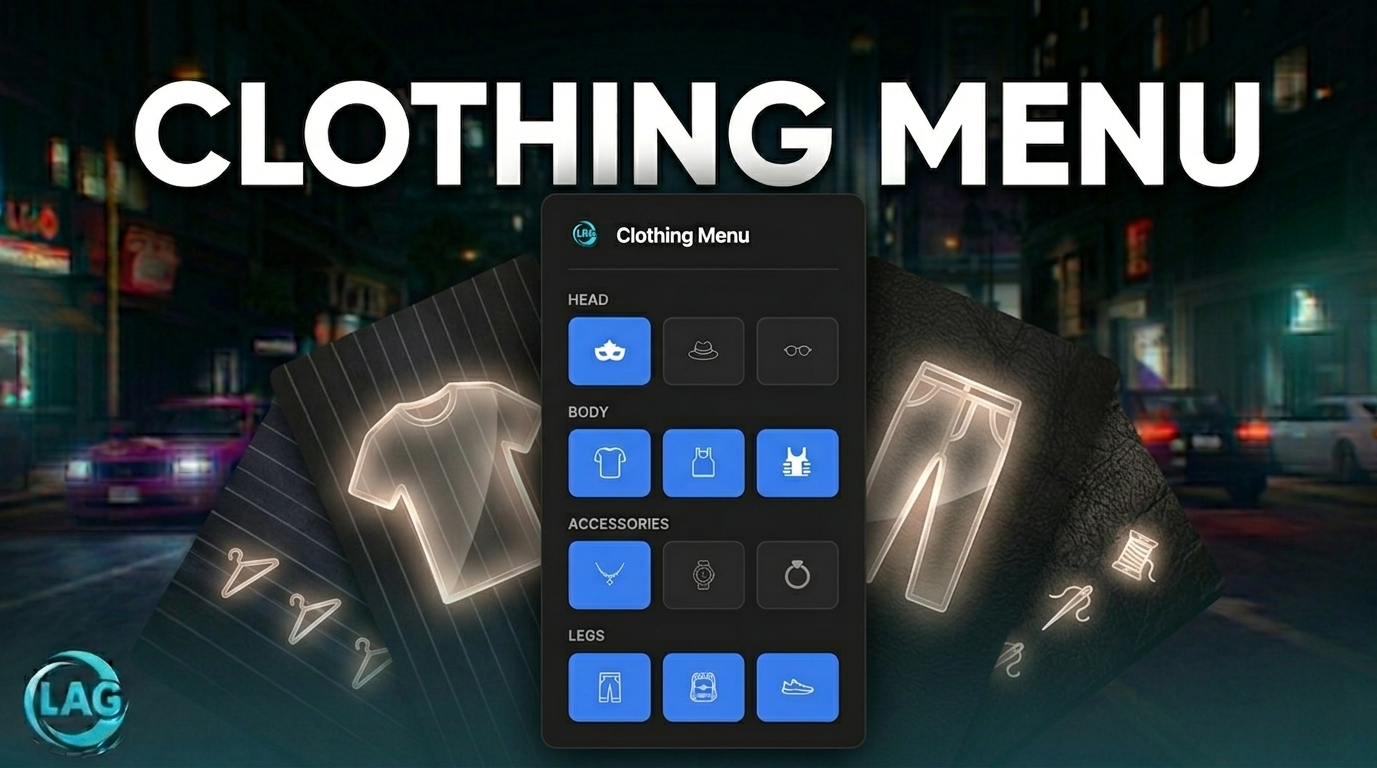 0Lag Clothing Menu [STANDALONE]