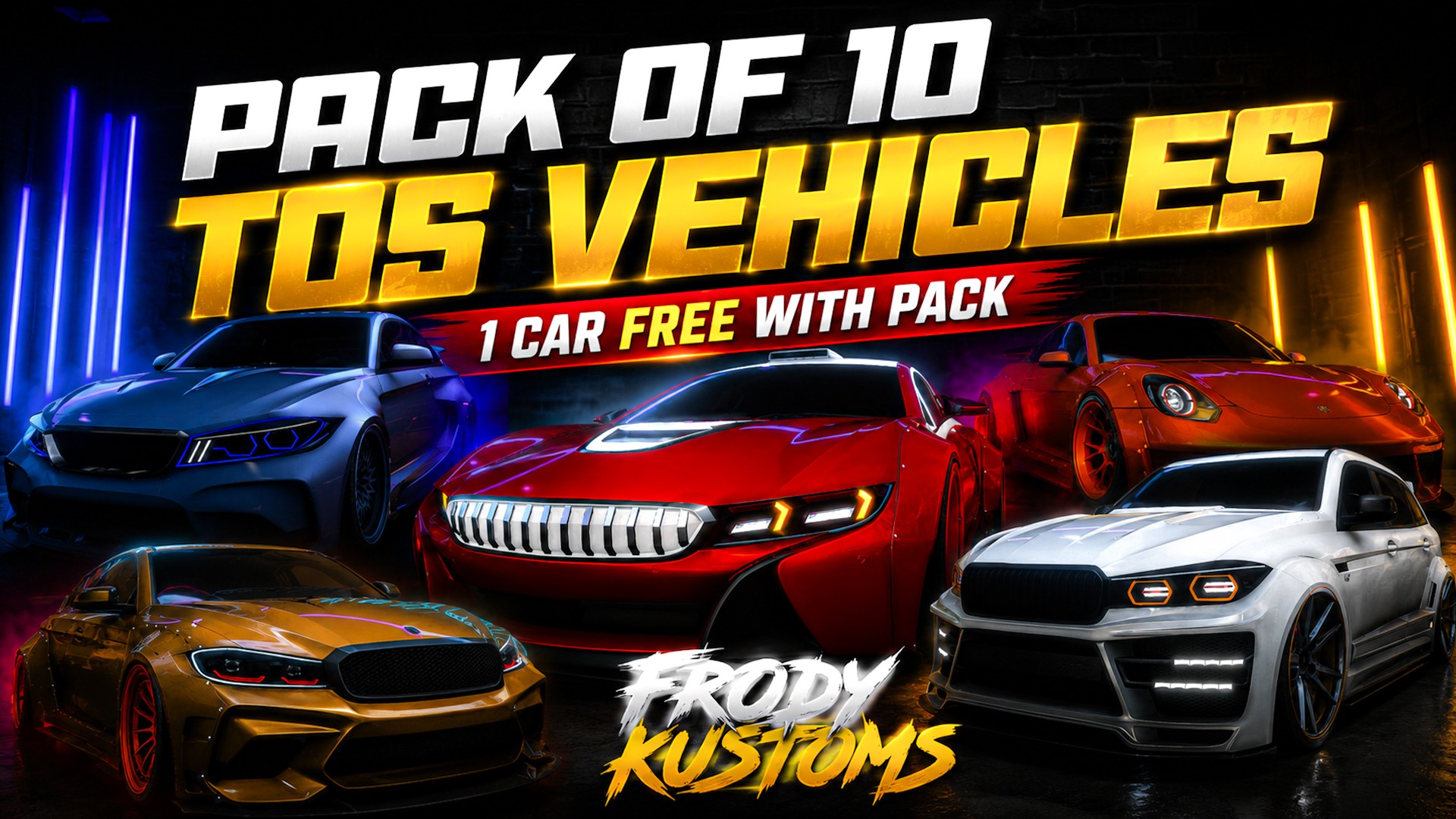 Exclusive TOS Vehicle Collection | 10+1 Car Free
