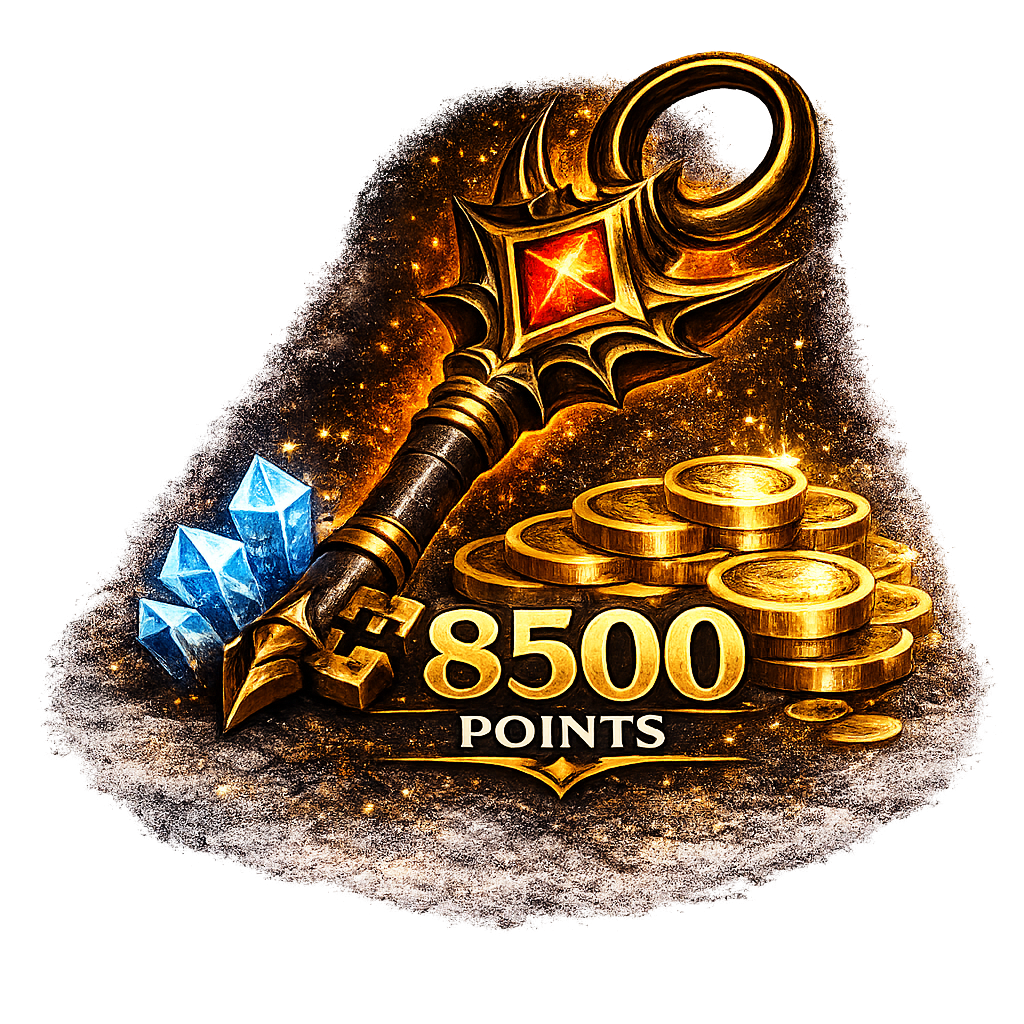 8500 Points