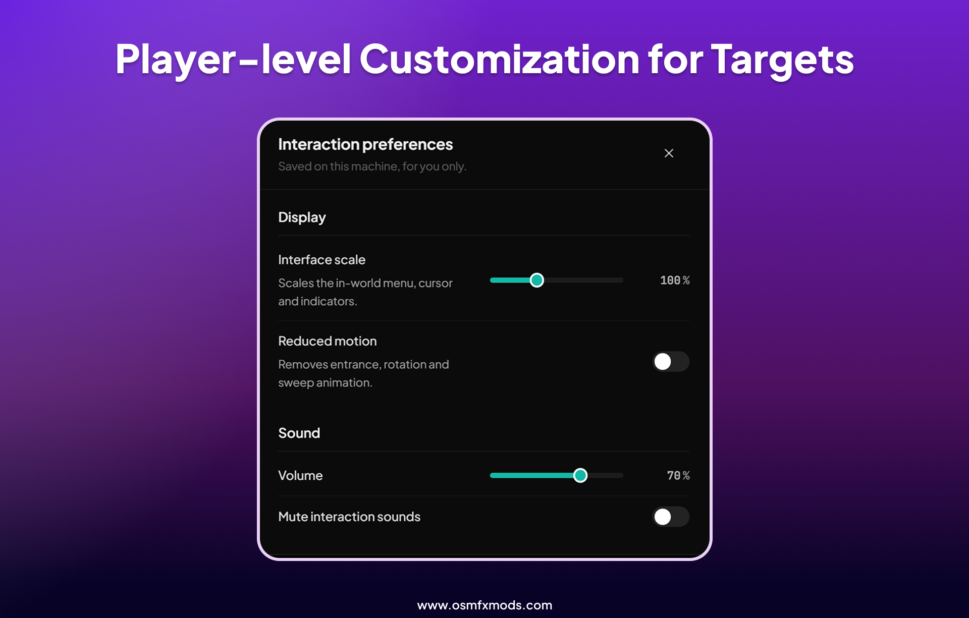 [OPEN] Target VI Interaction System
