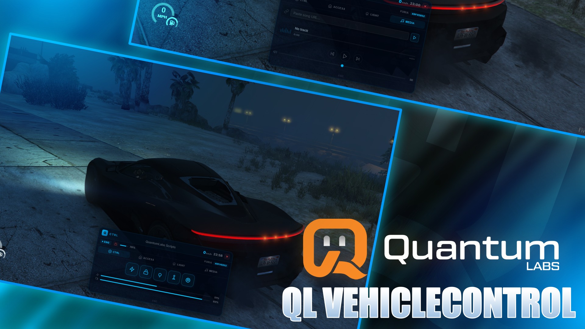 QL VehicleControl — Advanced Vehicle Management & Realistic Control System (QBCore / ESX)