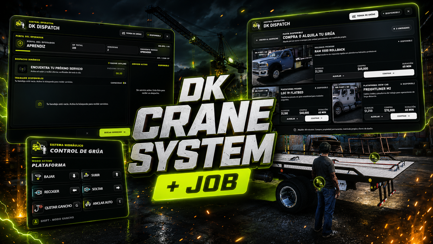 DK CRANE SYSTEM + JOB
