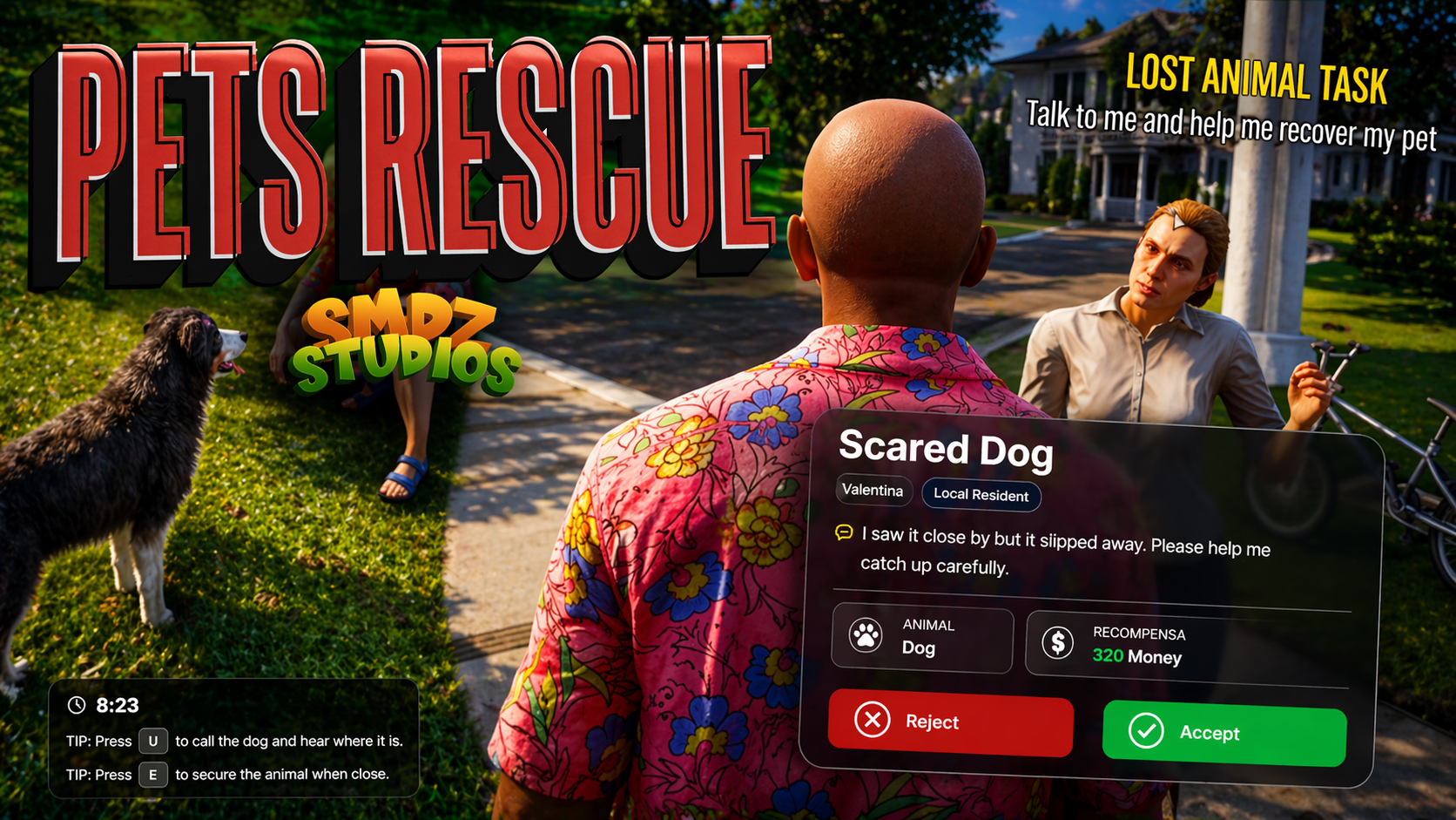 [ESX/QB/QBX] Pets Rescue