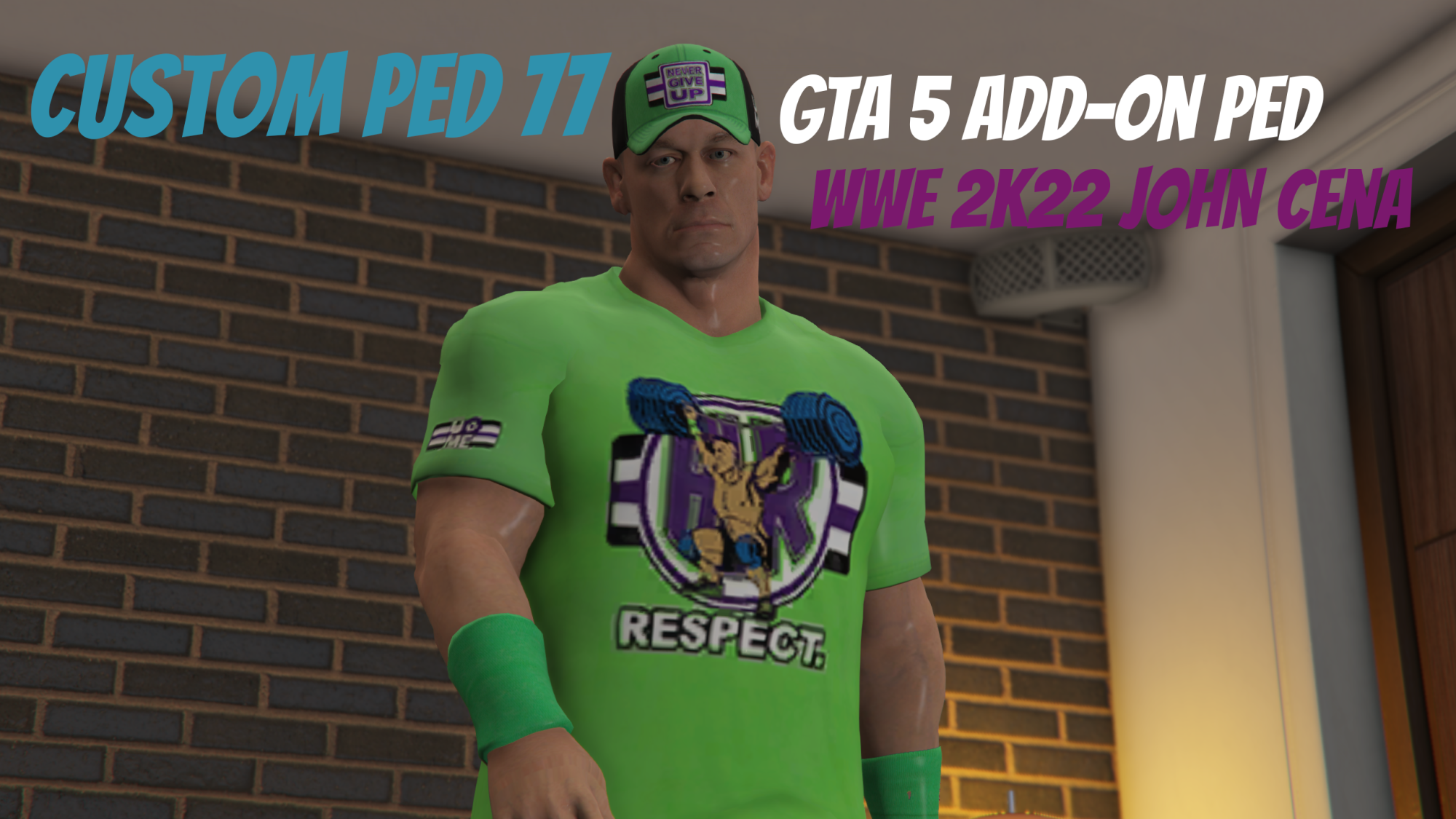WWE - John Cena 2K22 | FiveM Custom Ped 77