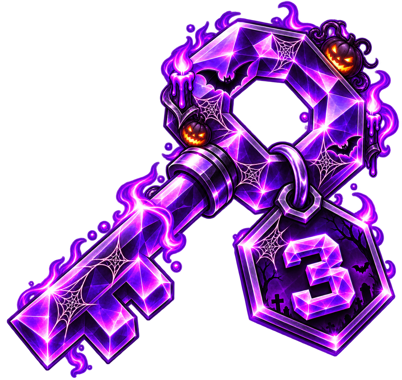 3x OP Halloween Keys