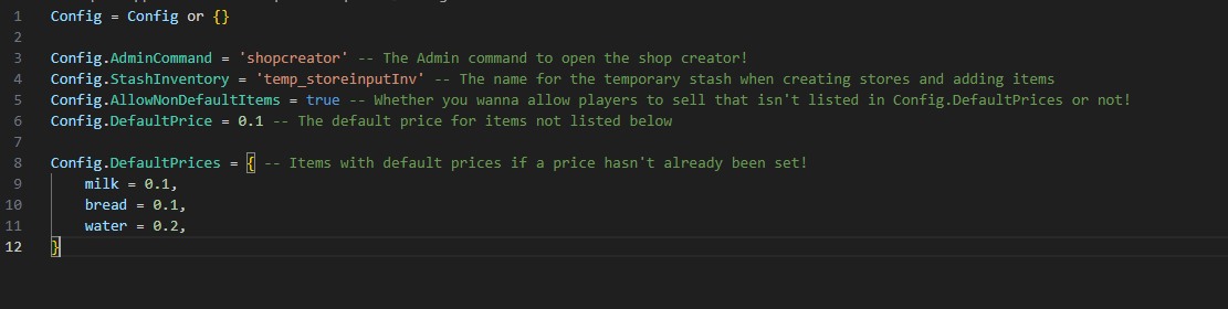 Simple Shop Creator