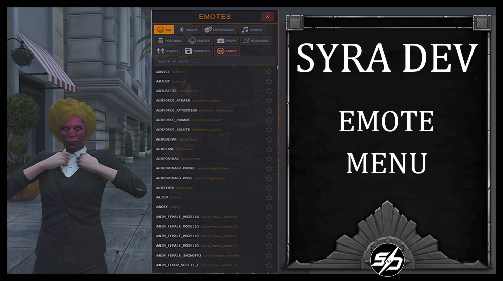 Emote Menu