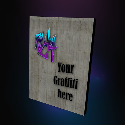 1x Custom Graffiti