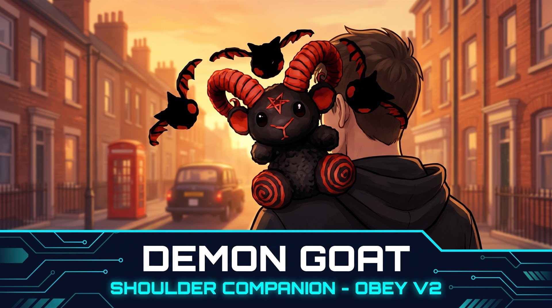 Shoulder Companion - Demon Goat
