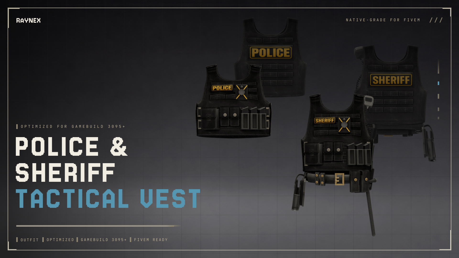 Police & Sheriff Tactical Vest