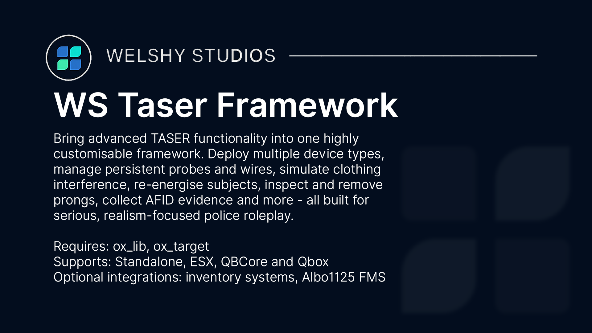 WS Taser Framework