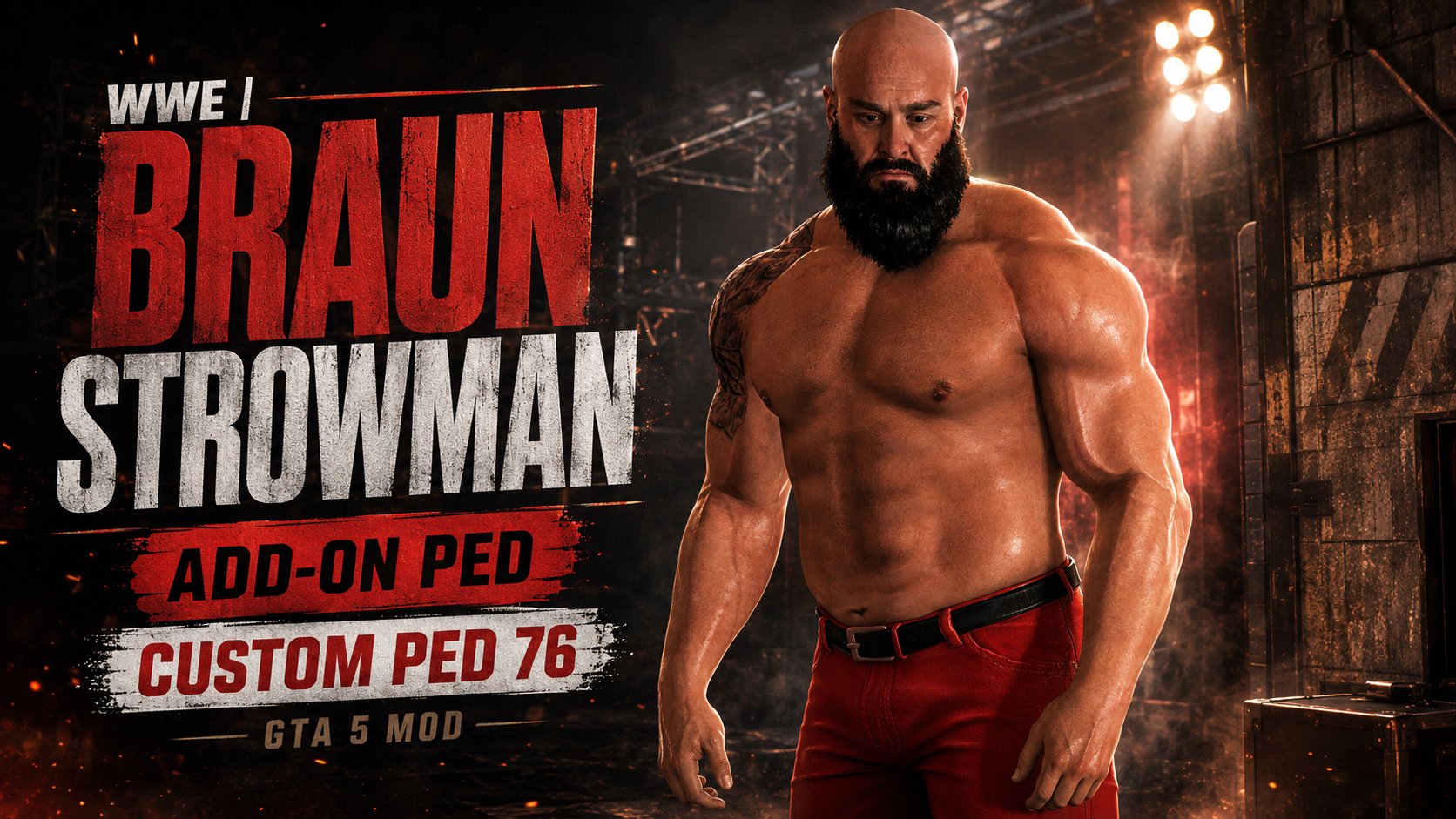 WWE - Braun Strowman | FiveM Custom Ped 76