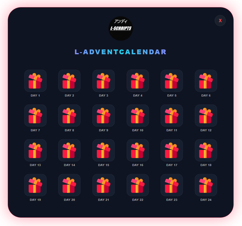 L-AdventCalendar in QBCore