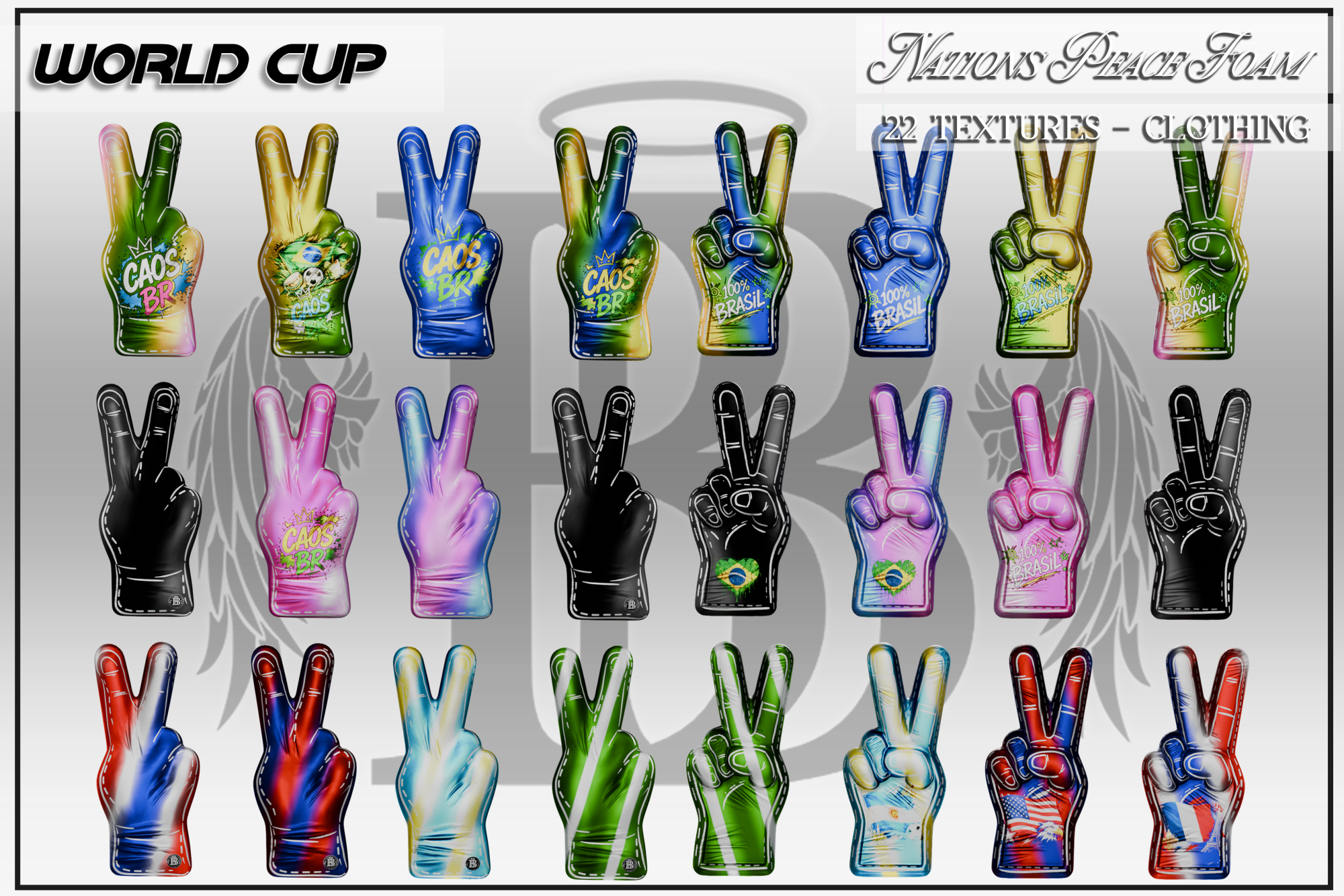 Nations Peace Foam Finger