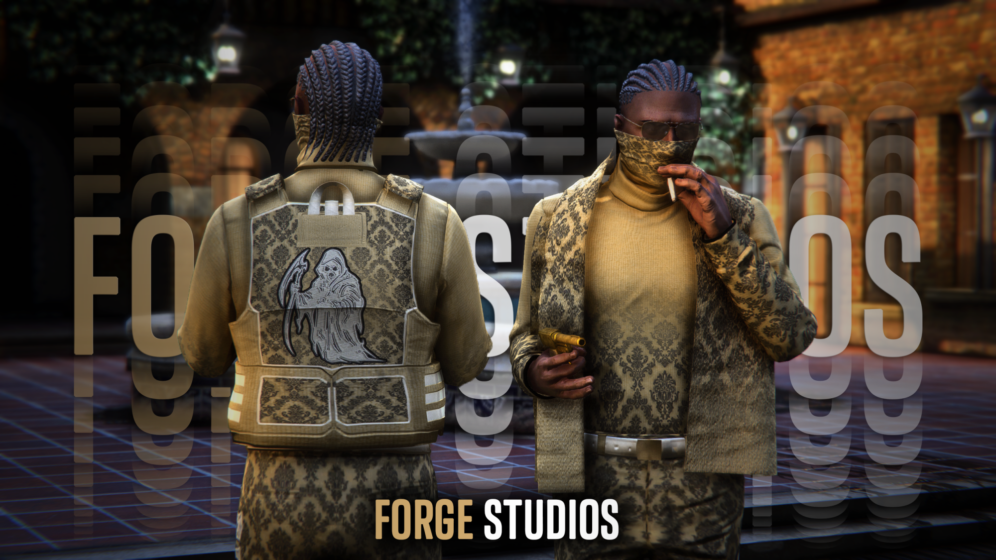 Bloodhound FiveM clothing pack hero preview
