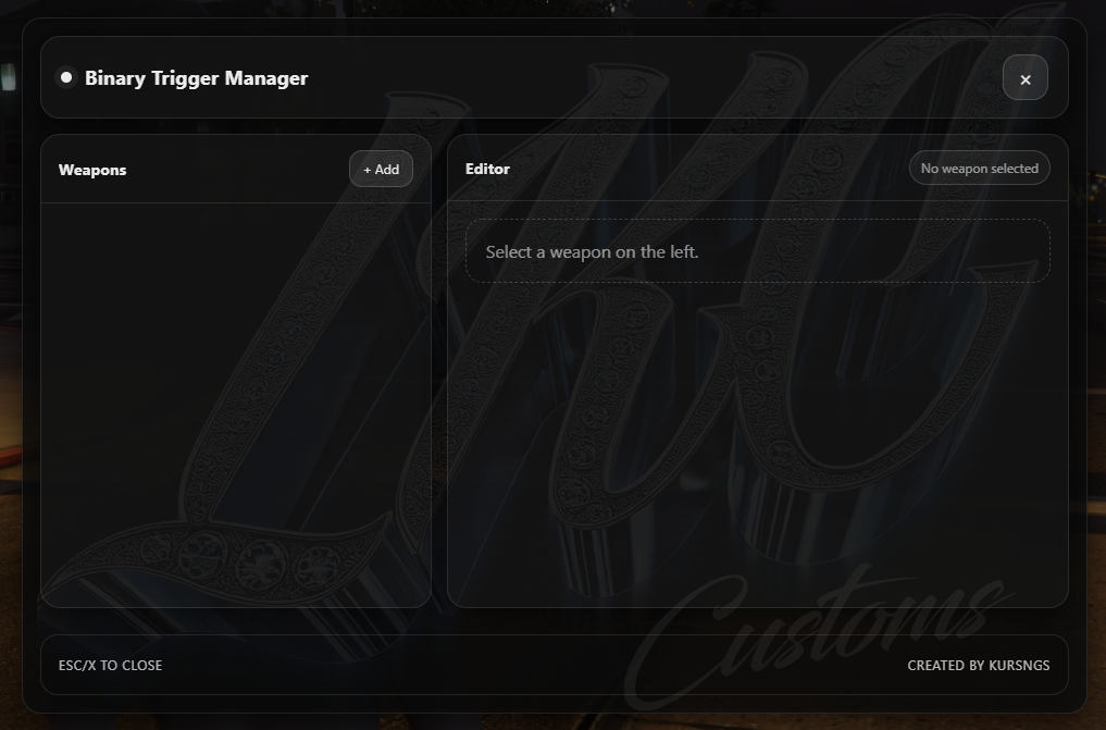 Binary Script (ESX)