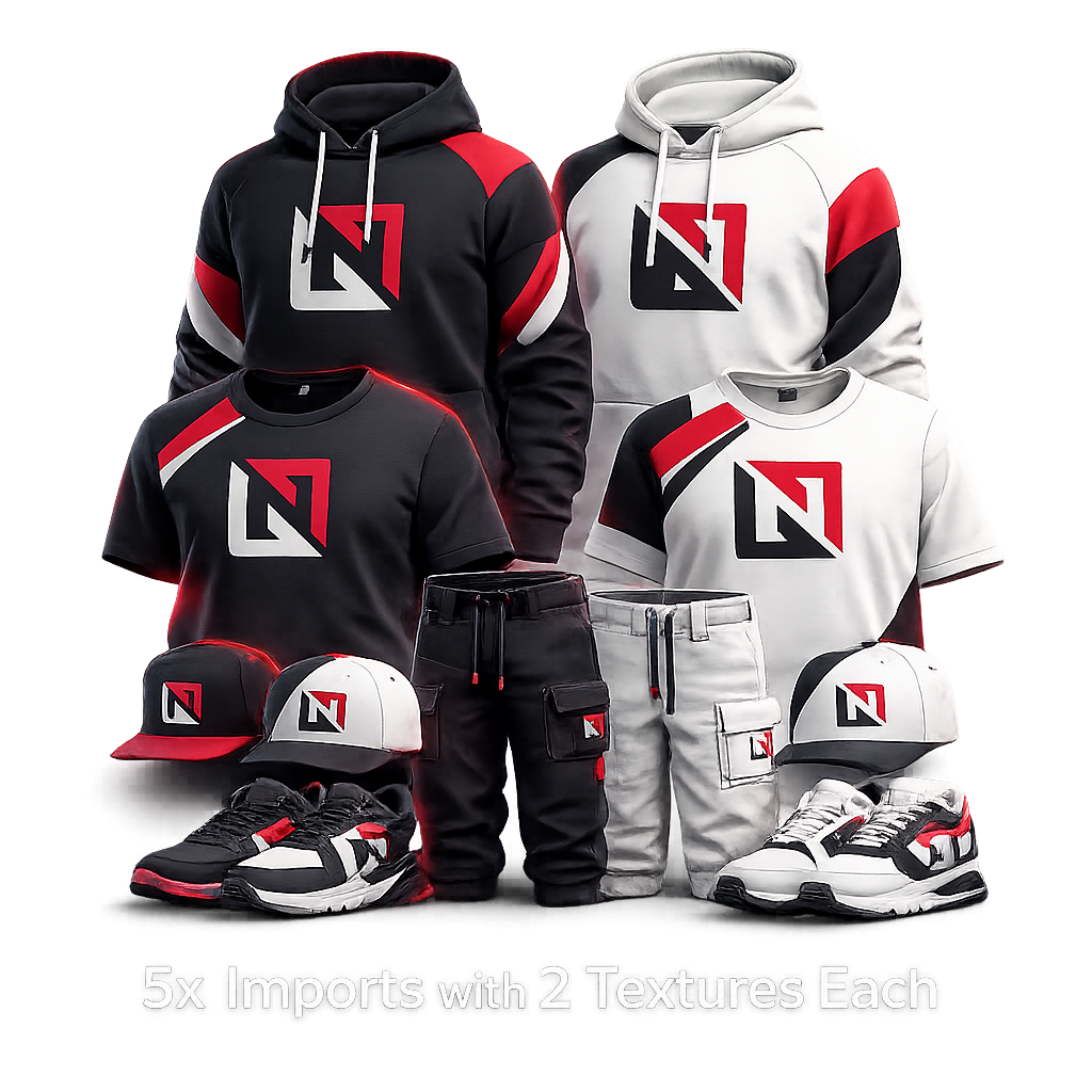 5x Clothing Piece Package